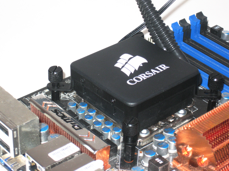 Closer Look Installation Corsair H60 CPU Cooler Review Page 3